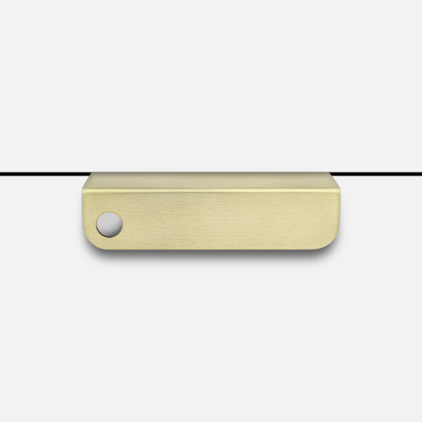 EDIT O (3) lakier matowy Uchwyt mosiężny krawędziowy EDIT O MATT