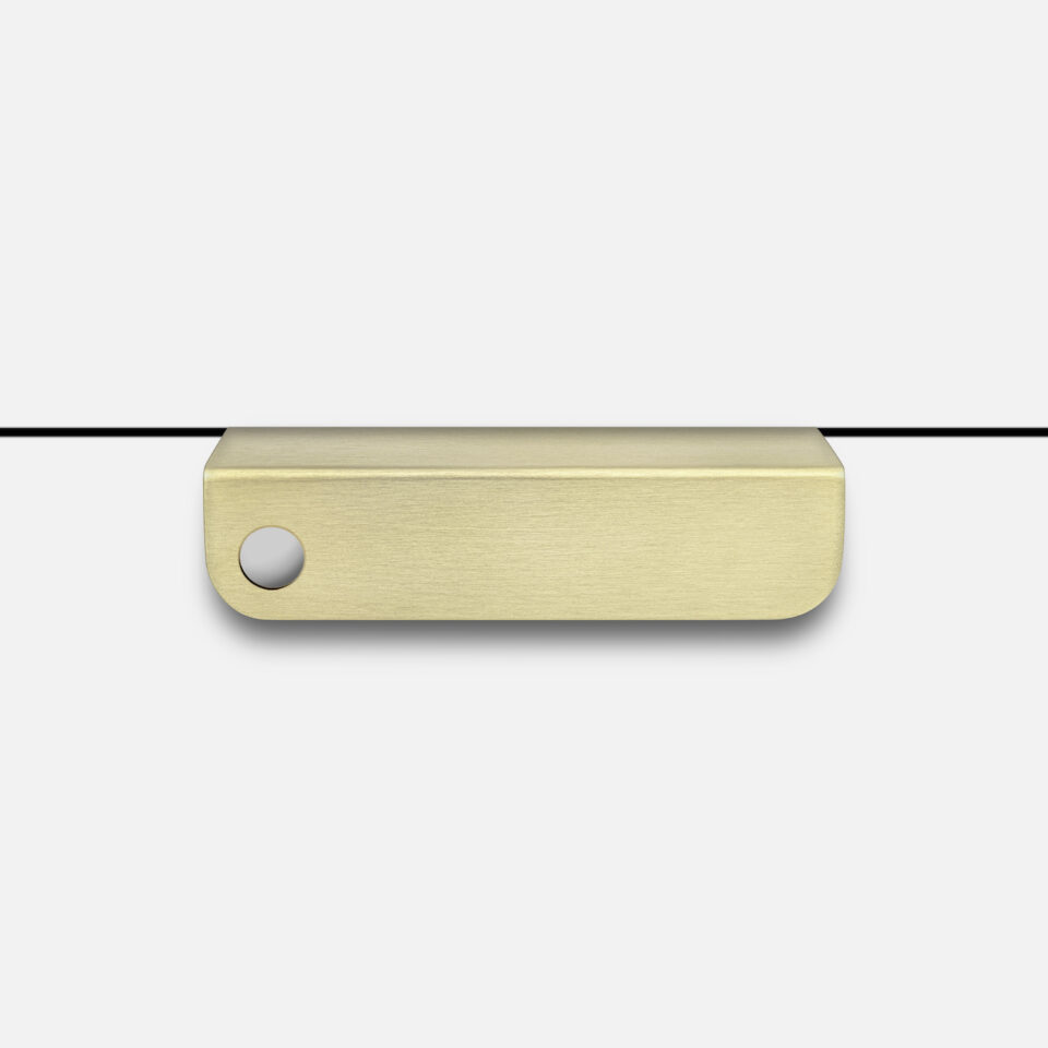 Uchwyt mosiężny krawędziowy EDIT O MATT