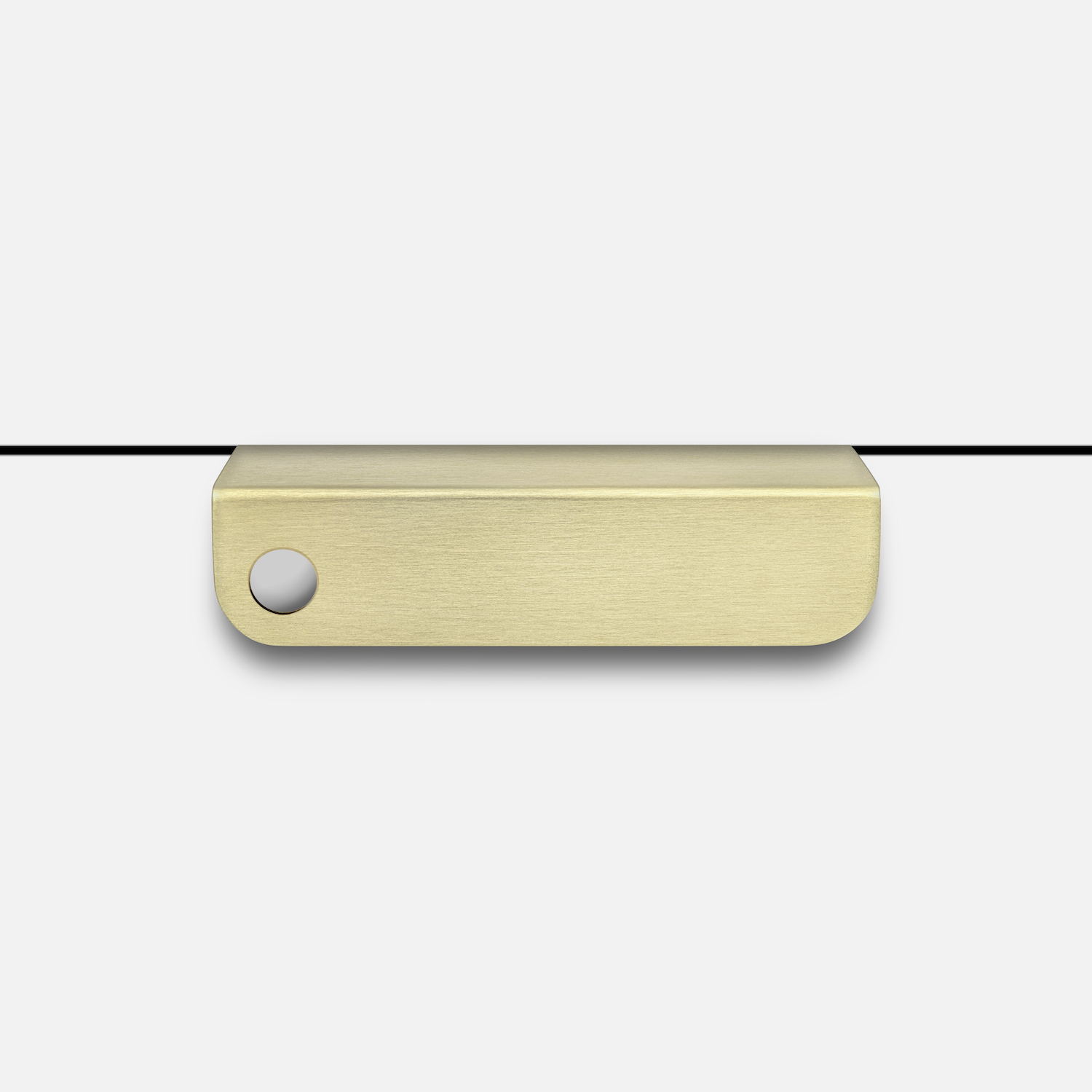 Uchwyt mosiężny krawędziowy EDIT O MATT