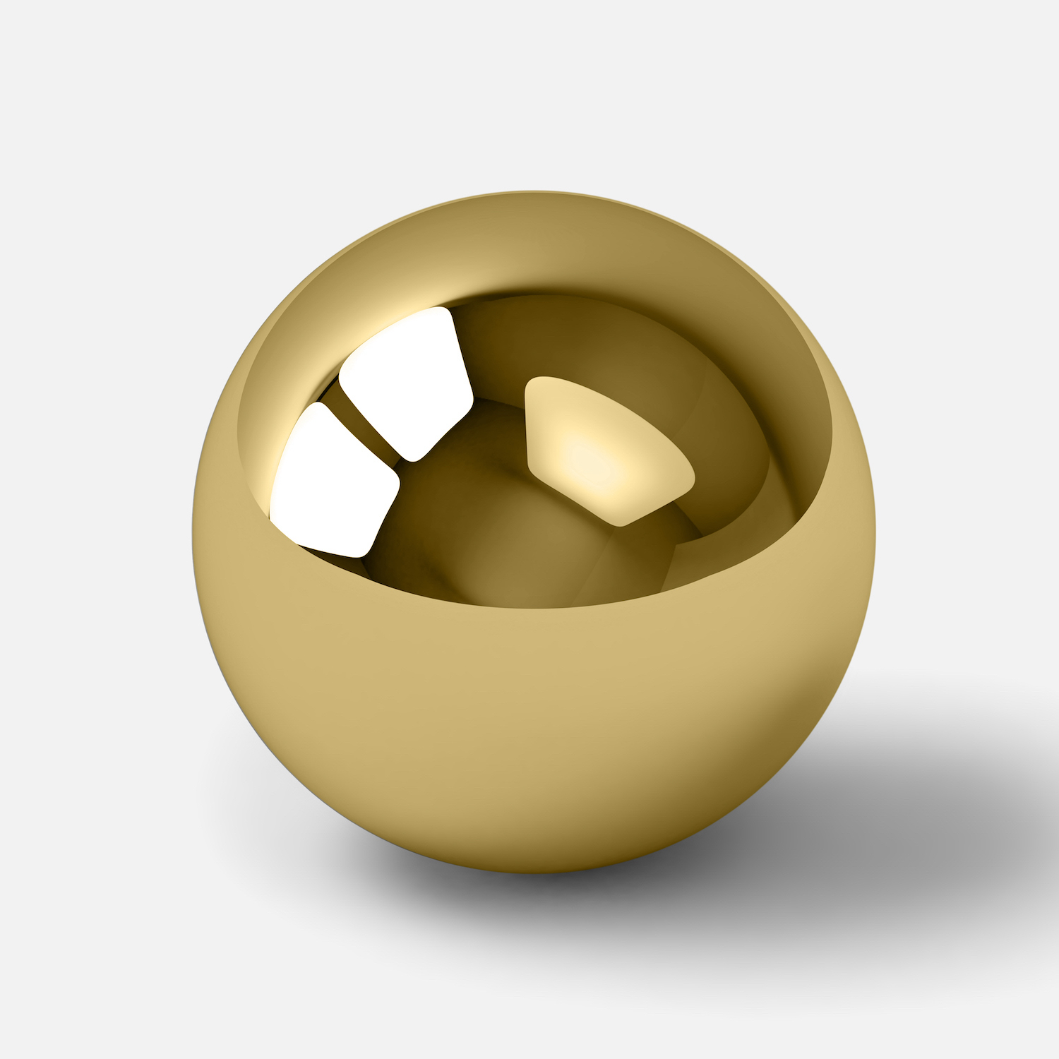 Bouton Odete 40 (L) BRASS POLI