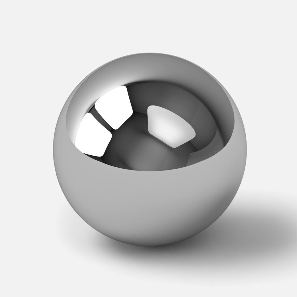 Gałka meblowa ODETE 40 (L) SILVER