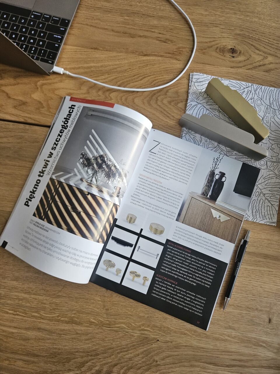 wzornictwo uchwytów meblowych