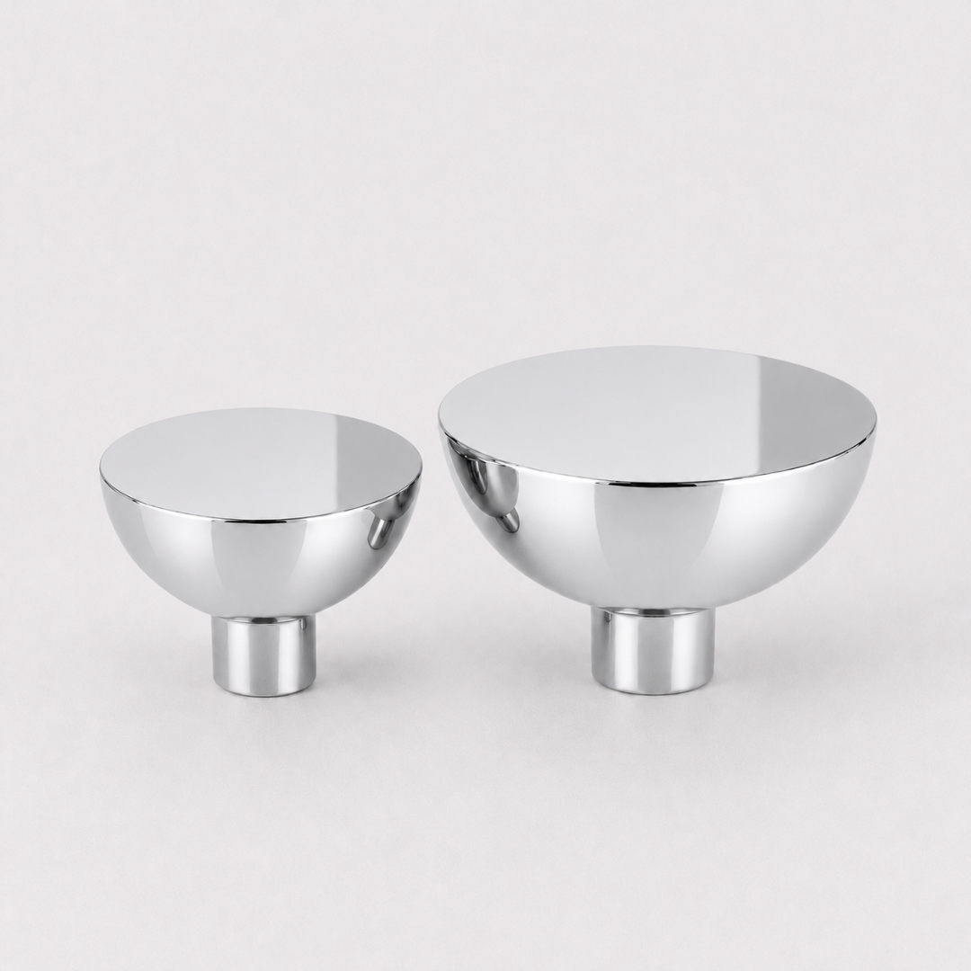 galka meblowa grzybek LUNA M i LUNA L CHROME- OPEN&HIDE