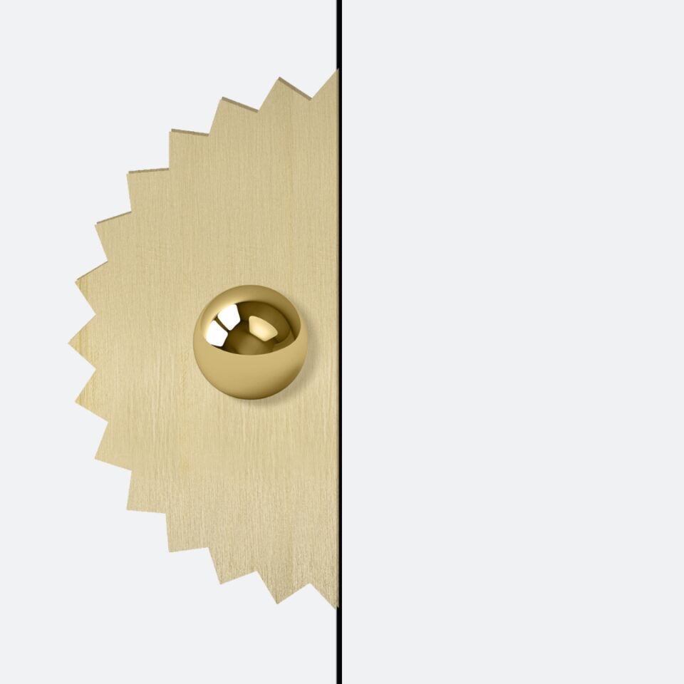 Uchwyt mosiężny PILLOW SUN + ODETE M