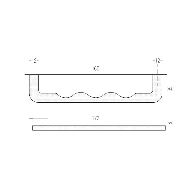 ISA FLOUNCE 160(M) OPEN&HIDE