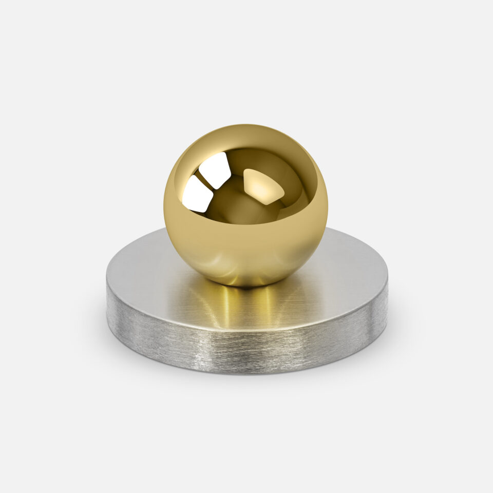 Gałka meblowa MONA S SILVER-GOLD