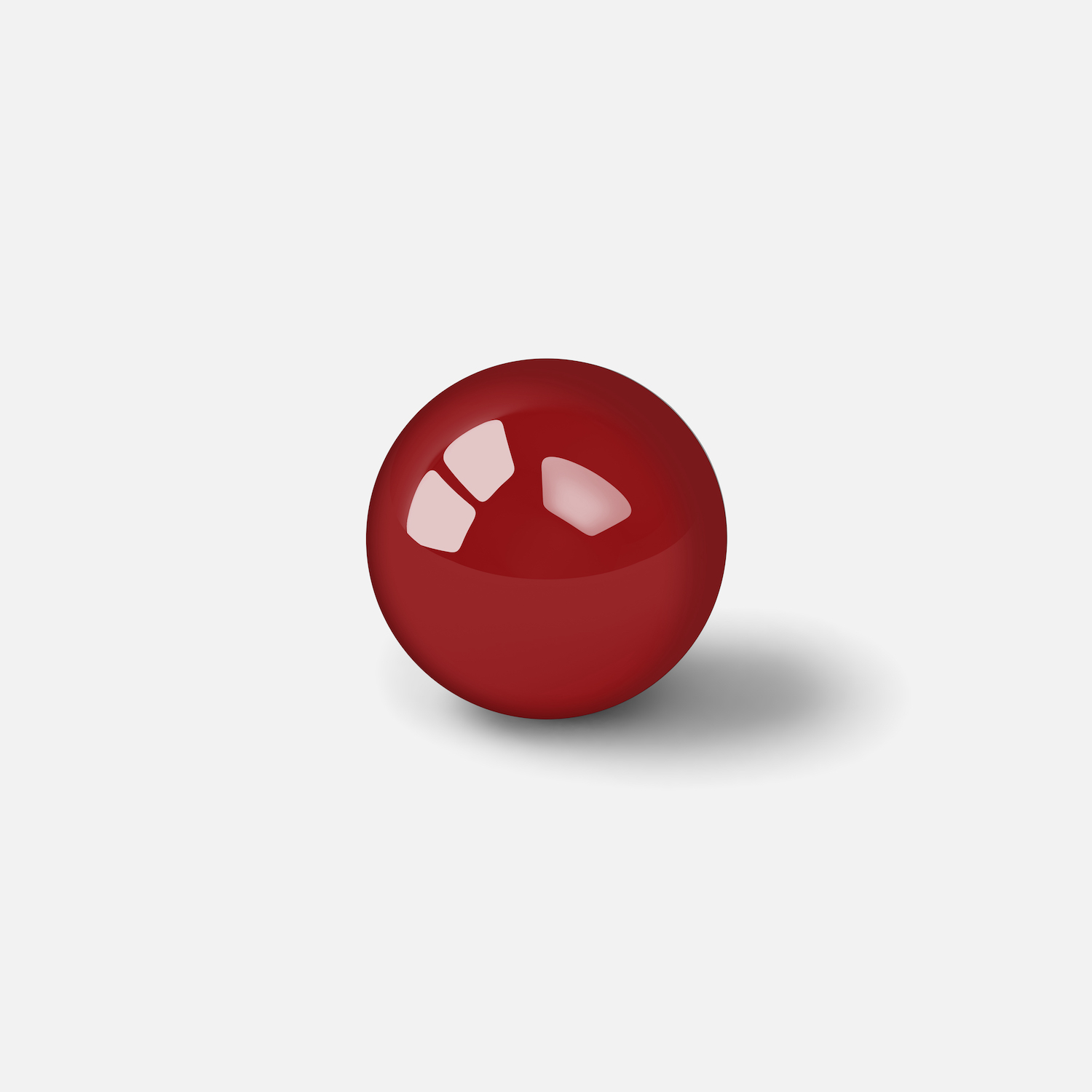 Gałka kulka ODETE 20 (S) RED