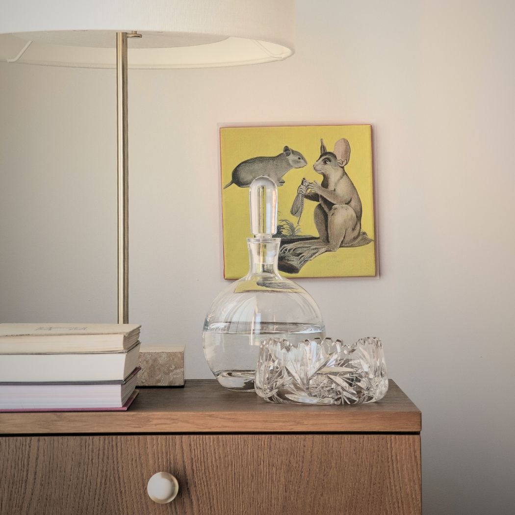 Uchwyt mosiężny POLA GOLD-WHITE OPEN&HIDE