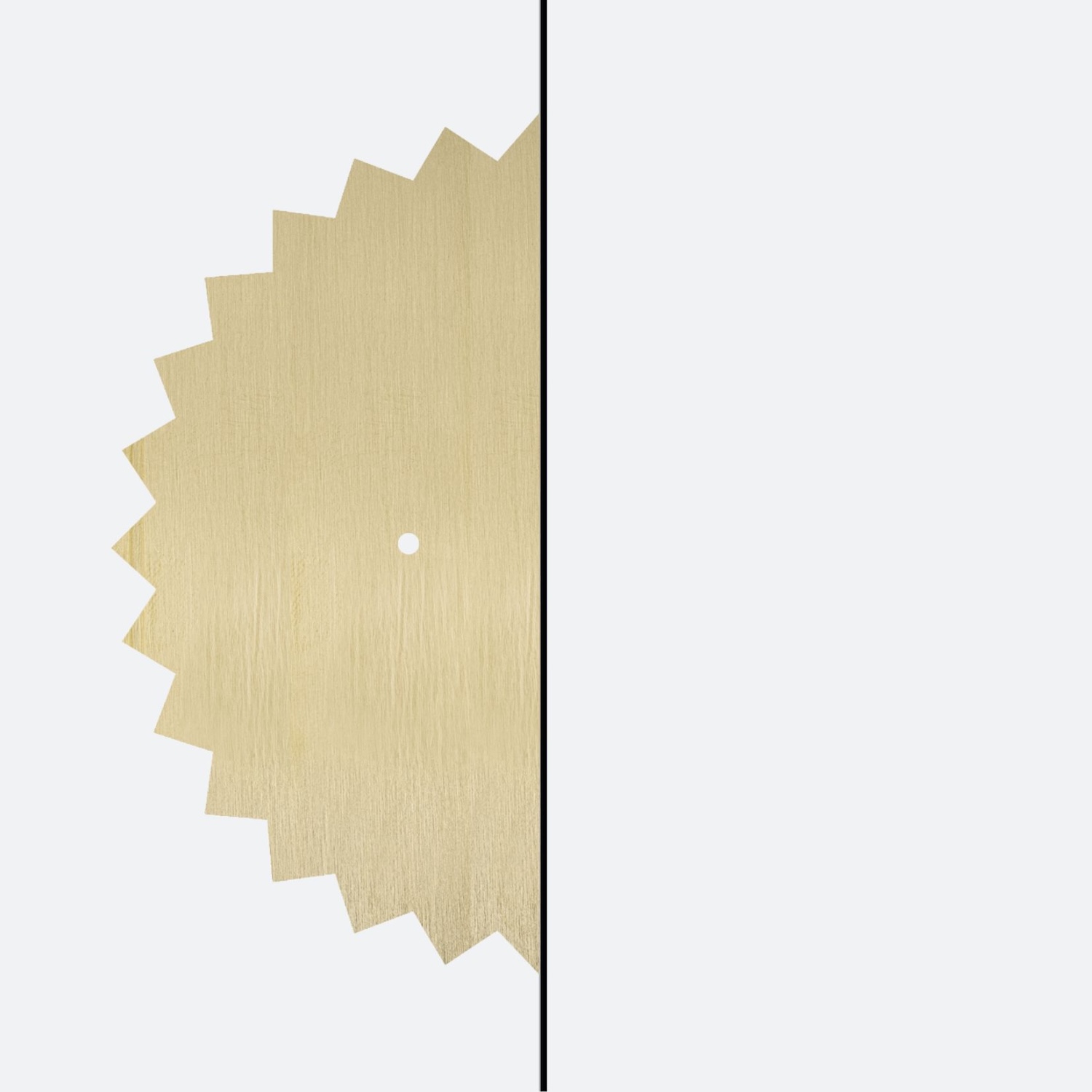 Podkładka mosiężna do gałki meblowej PILLOW SUN