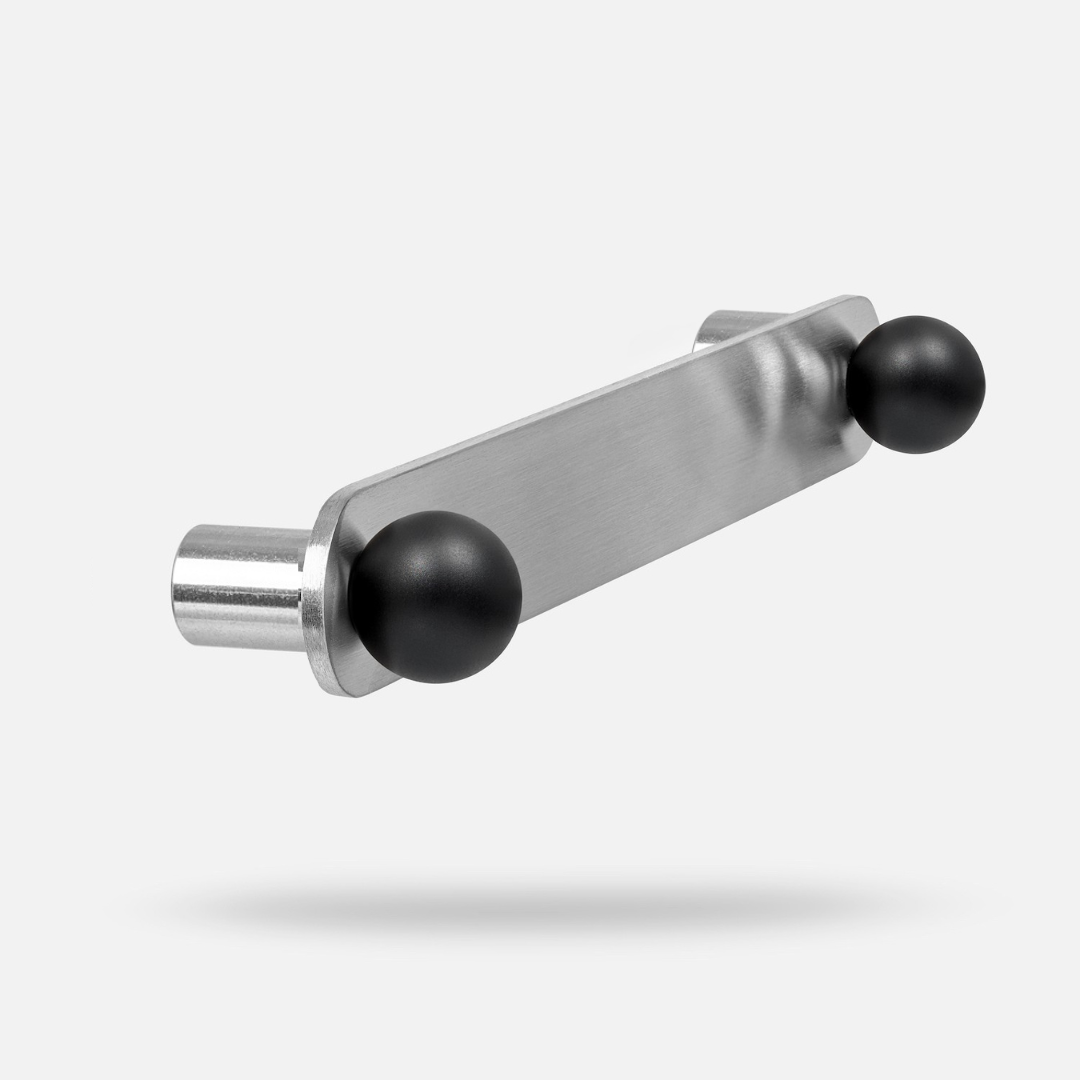 POLA SLIM LONG SILVER- BLACK 2 OPEN&HIDE