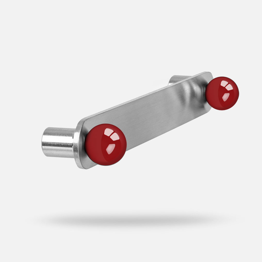 POLA SLIM LONG SILVER- RED 2 OPEN&HIDE