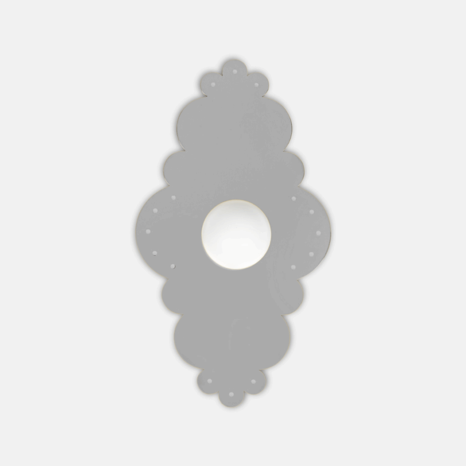 Srebrny uchwyt meblowy