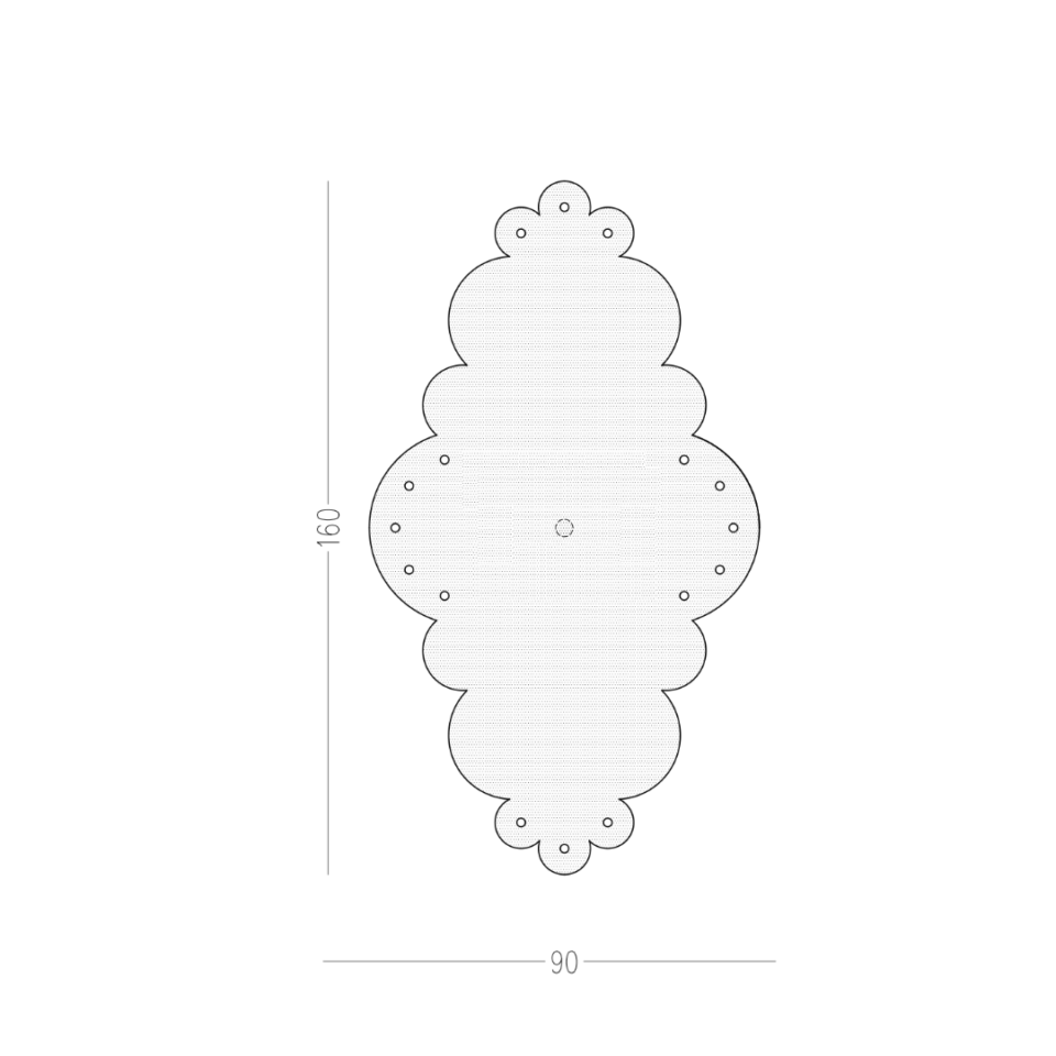 podkladka mosiezna do galki