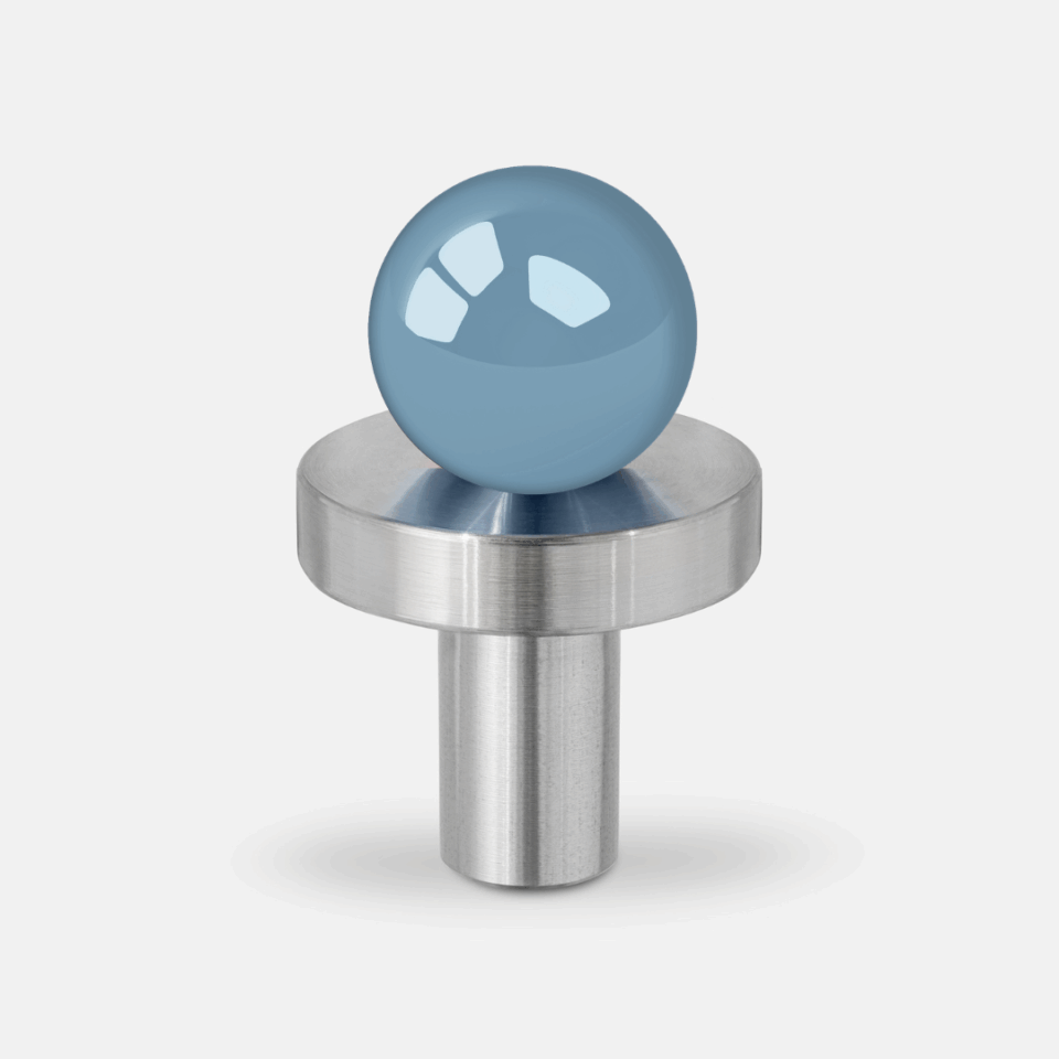 silver furniture knob